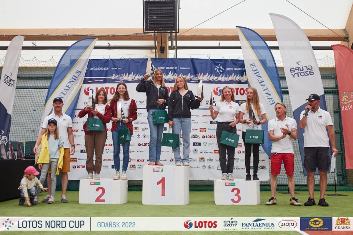 Szczecinianki Drugie w klasyfikacji generalnej kobiet w  Regatach LOTOS Nord CUP Gdańsk